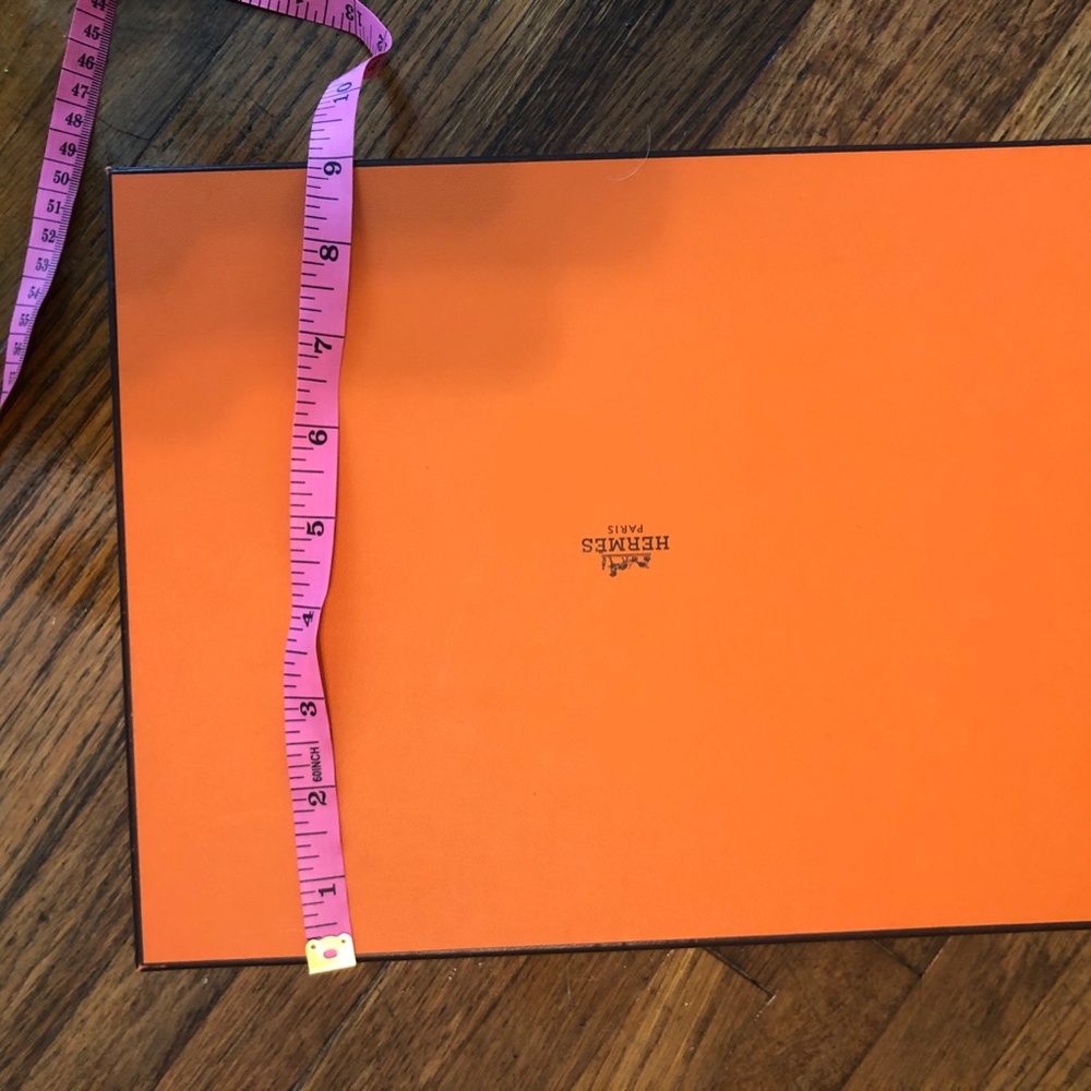 Authentic Hermes Box With Ribbon And Card - image 2